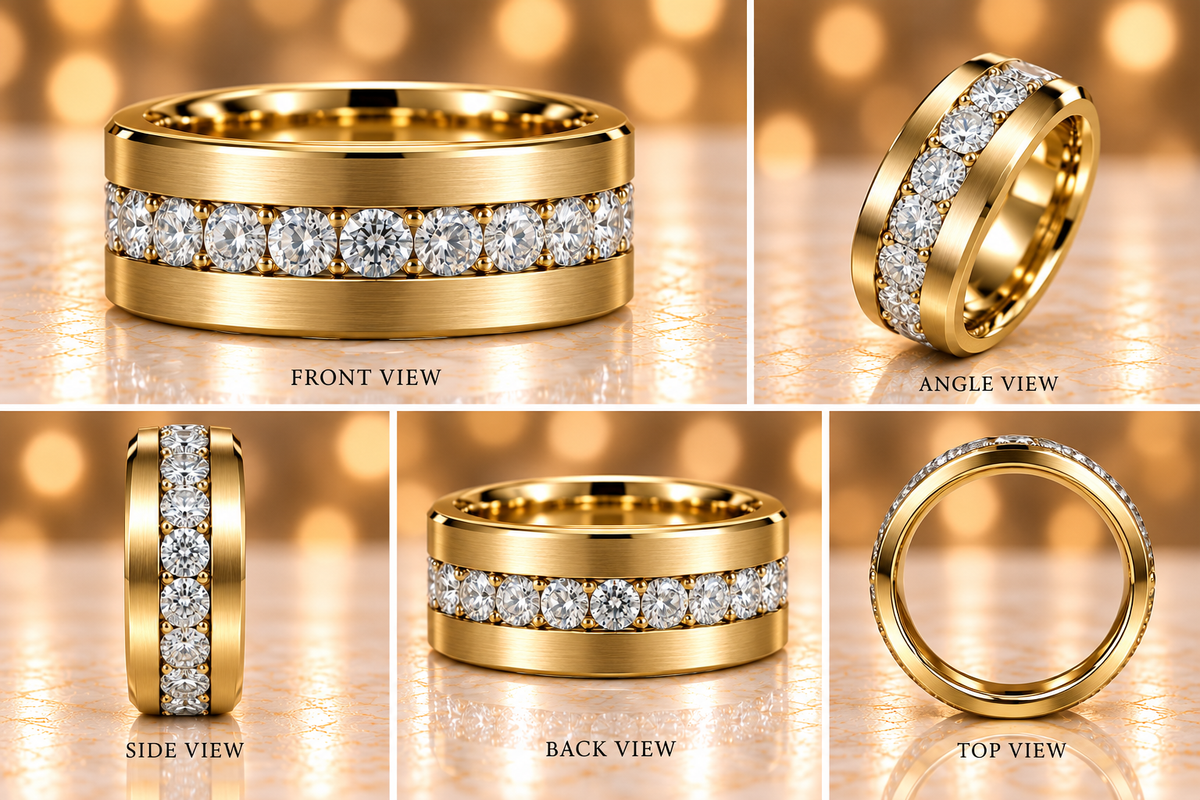 Vanguard Channel Diamond Band