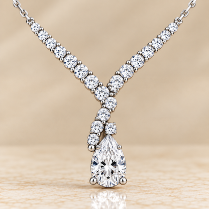 Diamond Bypass Necklace