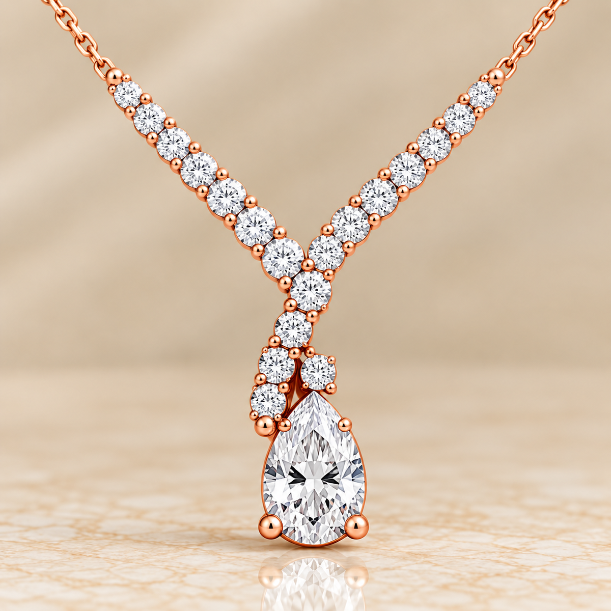 Diamond Bypass Necklace