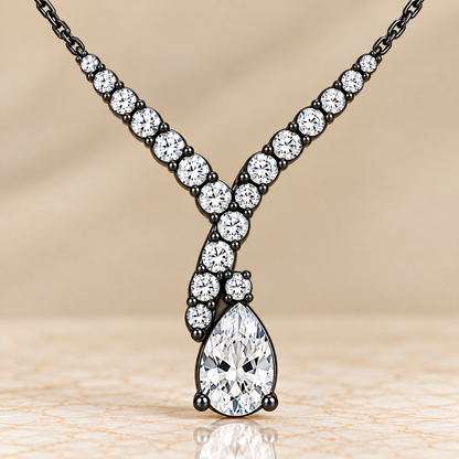 Diamond Bypass Necklace