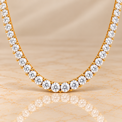 Éclat Diamond Tennis Necklace