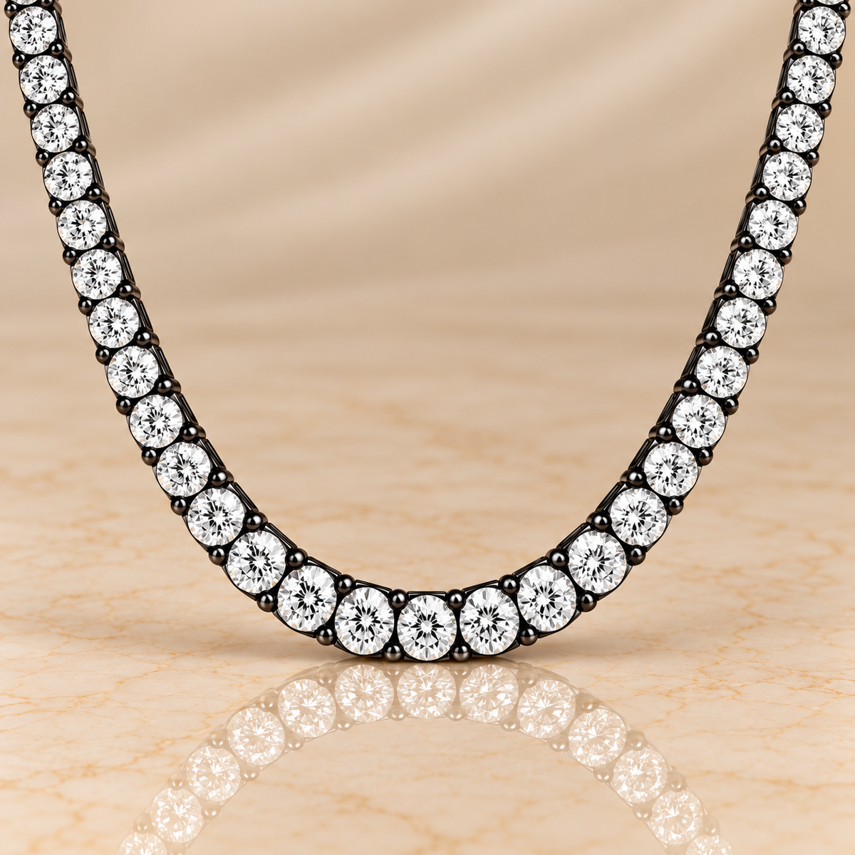 Éclat Diamond Tennis Necklace
