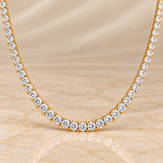 Éclat Diamond Tennis Necklace