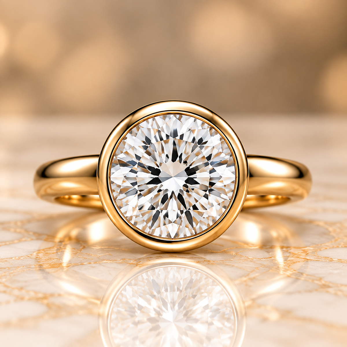 Modern Round Bezel