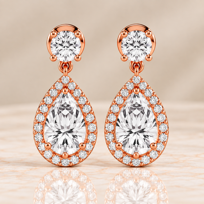 Diamond Huggie Earrings