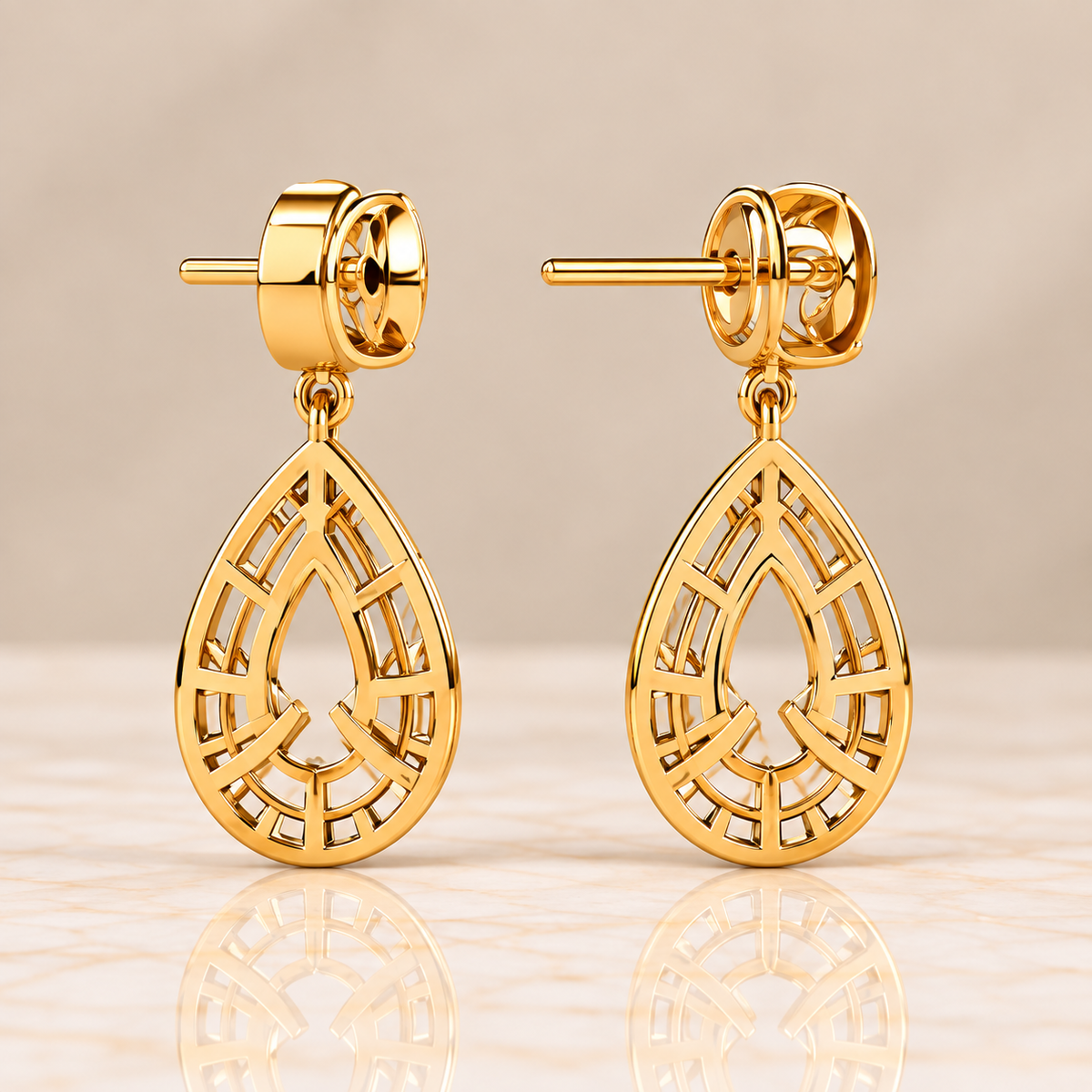 Diamond Huggie Earrings