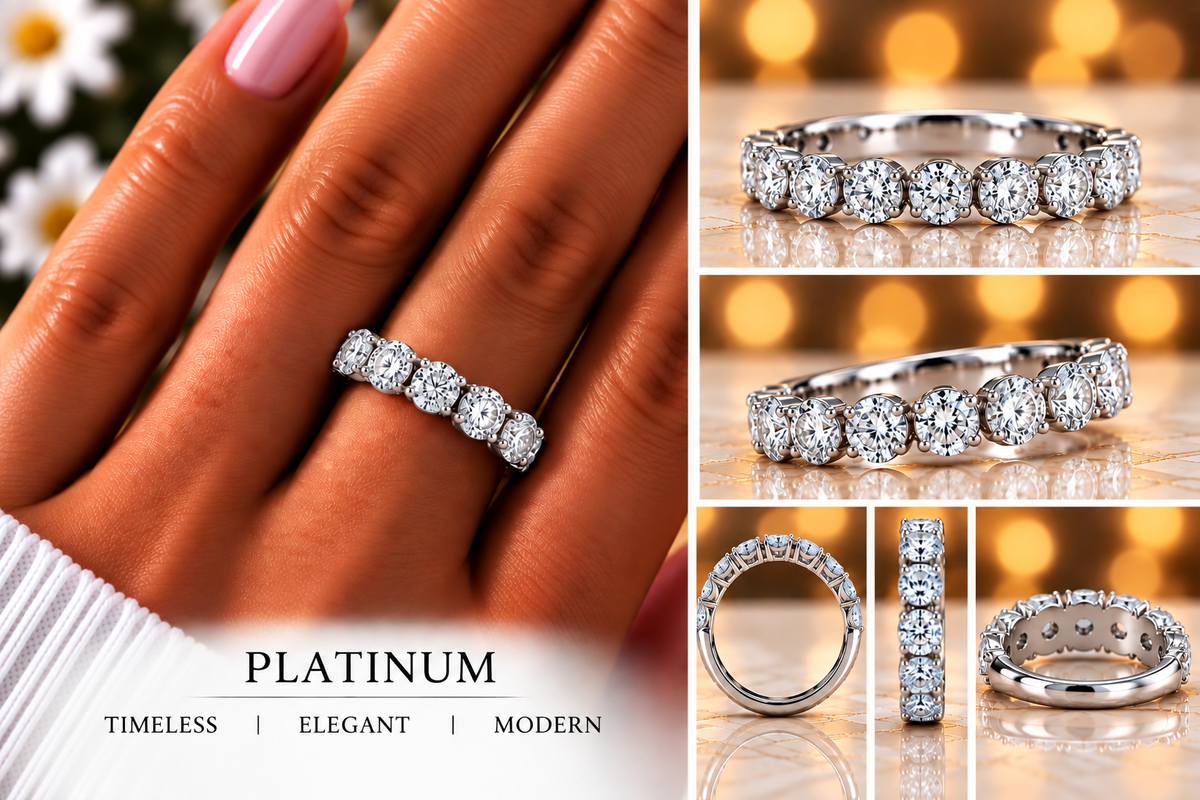 Knife-Edge Diamond Band