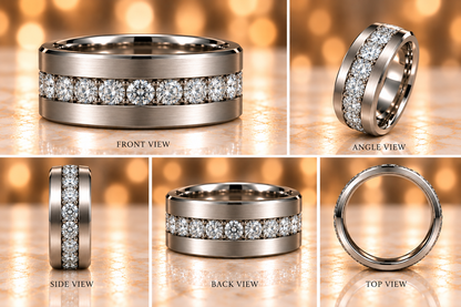 Vanguard Channel Diamond Band
