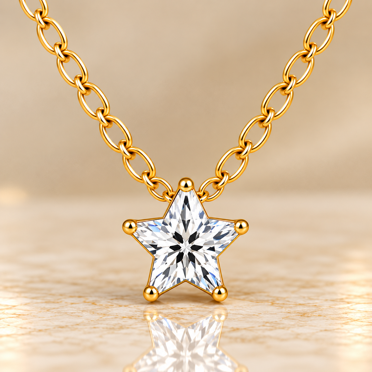 Triple Layer Diamond Necklace