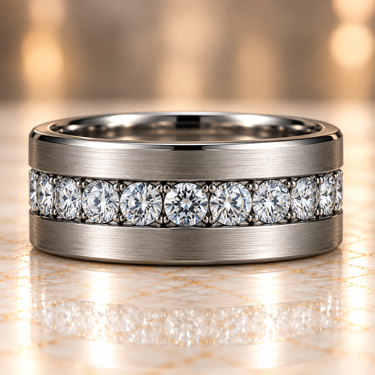 Vanguard Channel Diamond Band