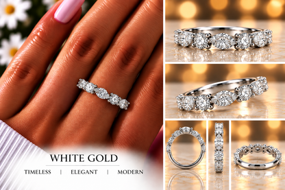Baguette & Round Alternating Band
