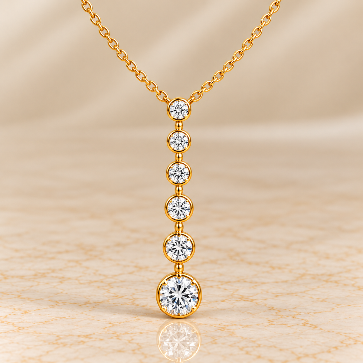 Diamond Y-Necklace (Drop)