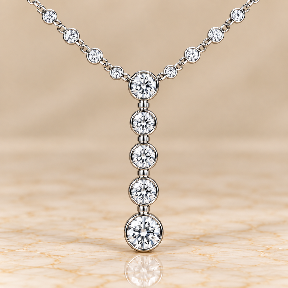 Diamond Y-Necklace (Drop)