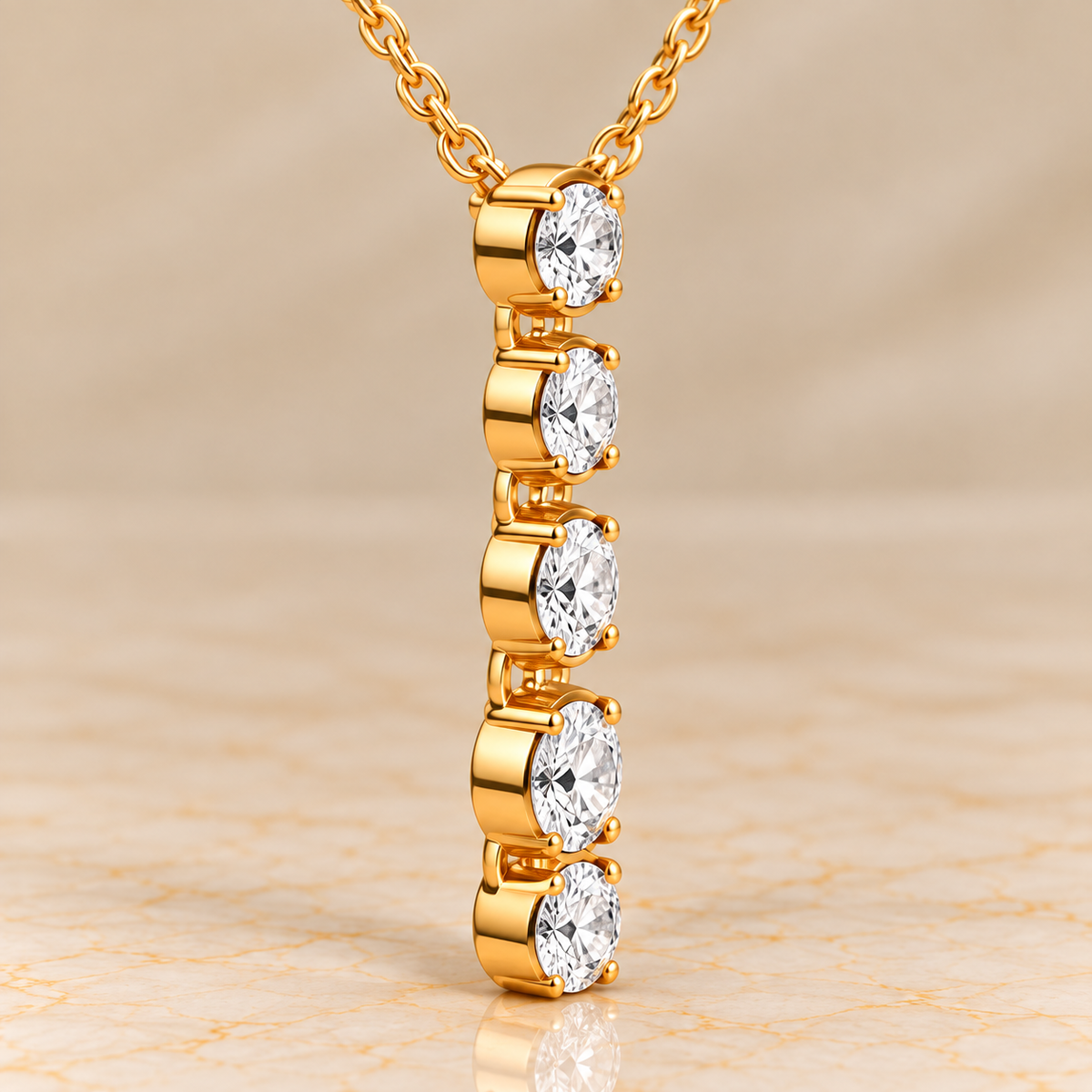 Diamond Y-Necklace (Drop)
